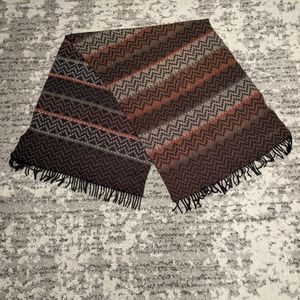 Carven Paris Scarf 24x66 Aztec Chevron